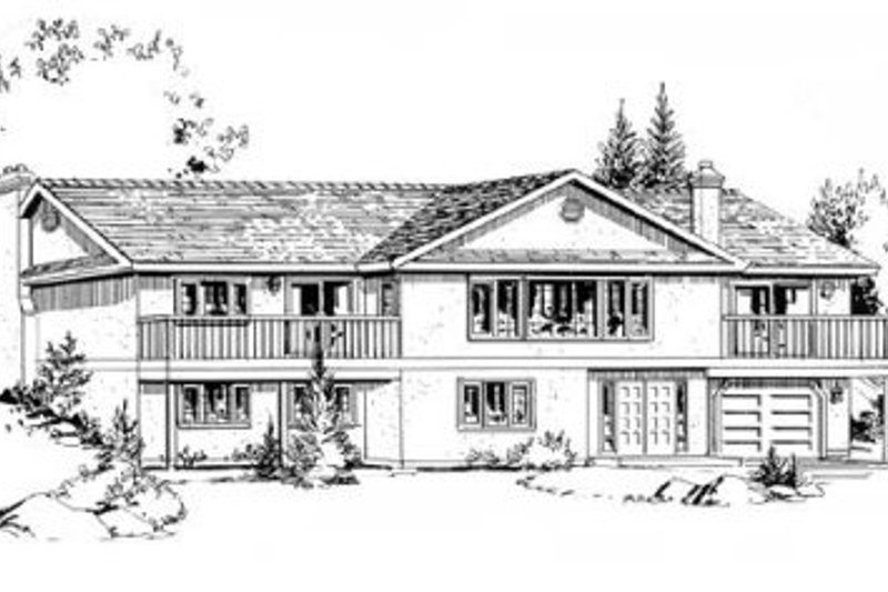 Traditional Style House Plan - 4 Beds 2 Baths 2049 Sq/Ft Plan #18-9019