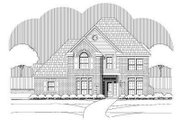 European Style House Plan - 4 Beds 3.5 Baths 3582 Sq/Ft Plan #411-802 
