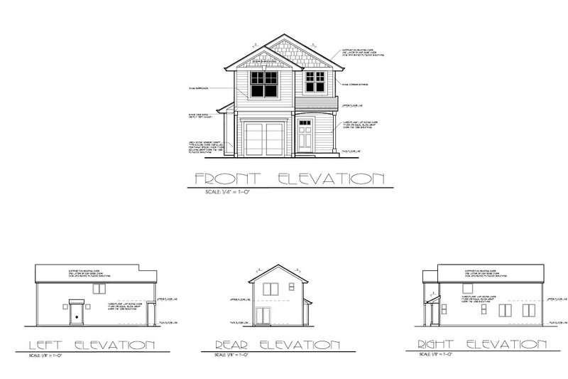 Dream House Plan - Exterior - Other Elevation for Craftsman House Plan #53-719 - 3 bed, 2.5 bath