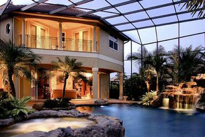 House Blueprint - Photo 6 for Mediterranean House Plan #27-203 - 5 bed, 5.5 bath