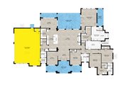 European Style House Plan - 4 Beds 3.5 Baths 3361 Sq/Ft Plan #1110-48 Floor 