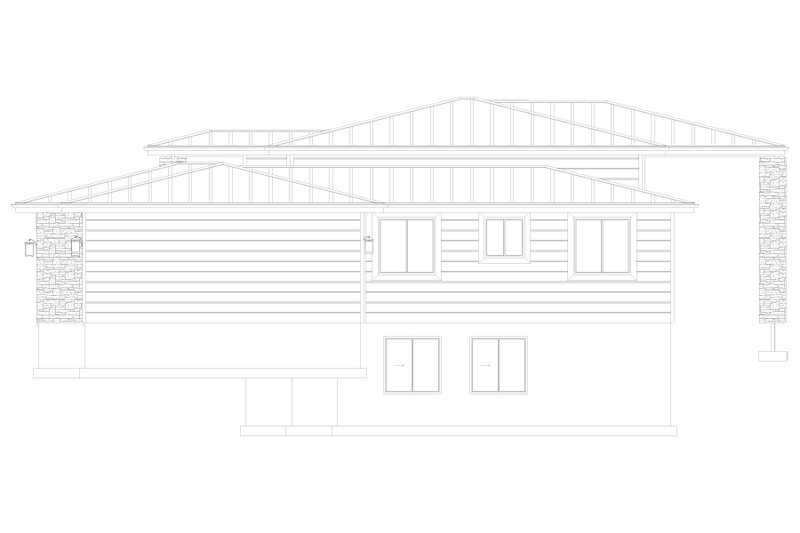 House Design - Exterior - Other Elevation 1 for Contemporary House Plan #1060-273 - 3 bed, 2.5 bath