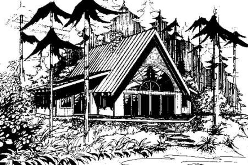 House Plan Design - Cottage Exterior - Front Elevation Plan #60-113