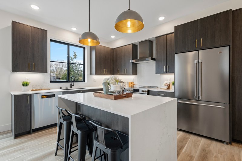 Architectural House Design - Interior - Kitchen 1 for Contemporary House Plan #1070-244 - 3 bed, 2.5 bath
