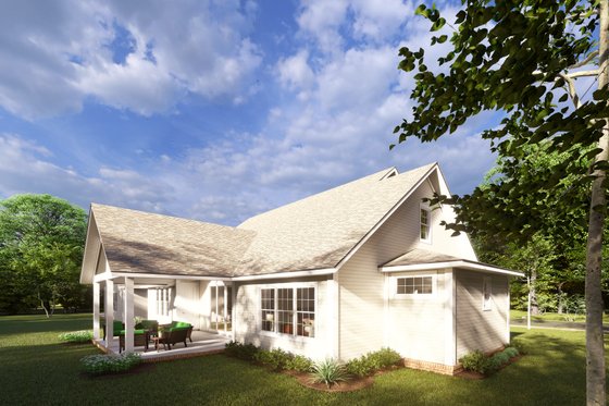 Exterior - Other Elevation 2 for Farmhouse House Plan #513-2223 - 4 bed, 3.5 bath