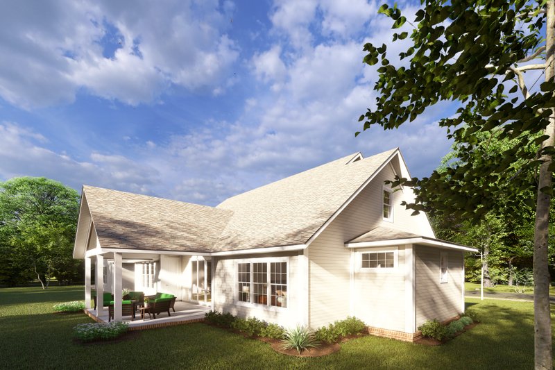 Dream House Plan - Exterior - Other Elevation 2 for Farmhouse House Plan #513-2223 - 4 bed, 3.5 bath