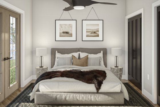 Interior - Bedroom for Modern House Plan #455-519 - 1 bed, 1 bath