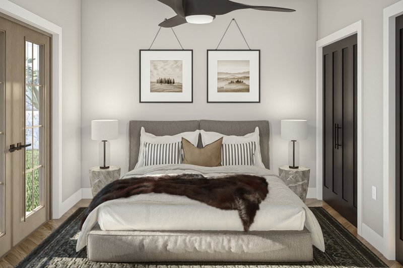 Dream House Plan - Interior - Bedroom for Modern House Plan #455-519 - 1 bed, 1 bath