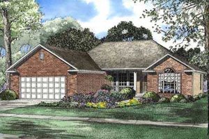 Traditional Exterior - Front Elevation Plan #17-442