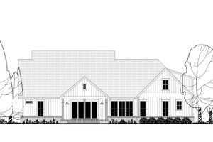 Exterior - Rear Elevation for Farmhouse House Plan #430-175 - 4 bed, 3.5 bath