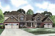 Traditional Style House Plan - 4 Beds 2.5 Baths 4488 Sq/Ft Plan #17-2157 