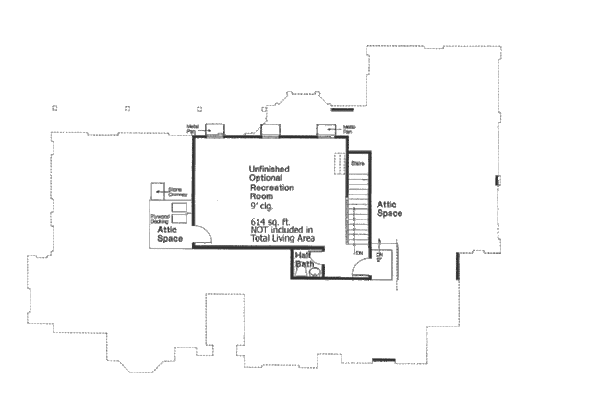House Plan Design - European Floor Plan - Other Floor Plan #310-696