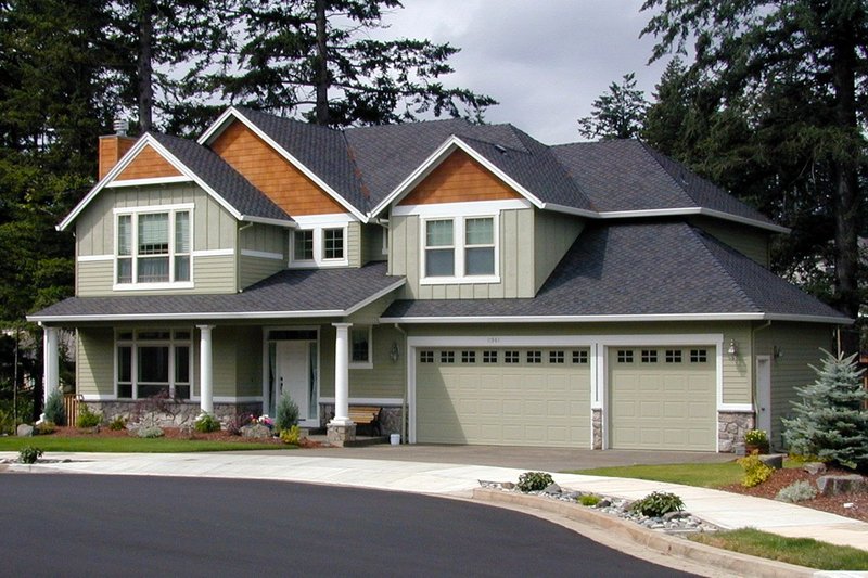 Home Plan - Craftsman Exterior - Front Elevation Plan #48-379