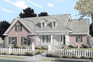 Architectural House Design - Farmhouse Exterior - Front Elevation Plan #20-119