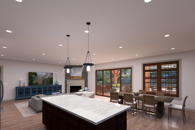 House Blueprint - Interior - Kitchen 2 for Traditional House Plan #1060-474 - 2 bed, 2 bath