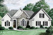 Traditional Style House Plan - 3 Beds 2 Baths 1670 Sq/Ft Plan #34-106 