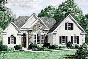 Traditional Exterior - Front Elevation Plan #34-106