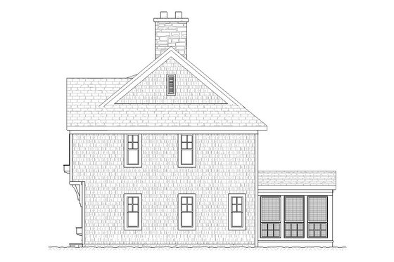 Exterior - Other Elevation 1 for Traditional House Plan #901-85 - 4 bed, 2.5 bath
