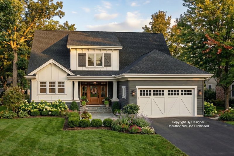 Home Plan - Craftsman Exterior - Front Elevation Plan #51-1300