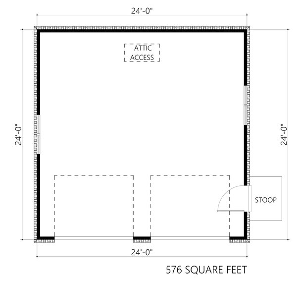 Craftsman Floor Plan - Main Floor Plan #1094-13