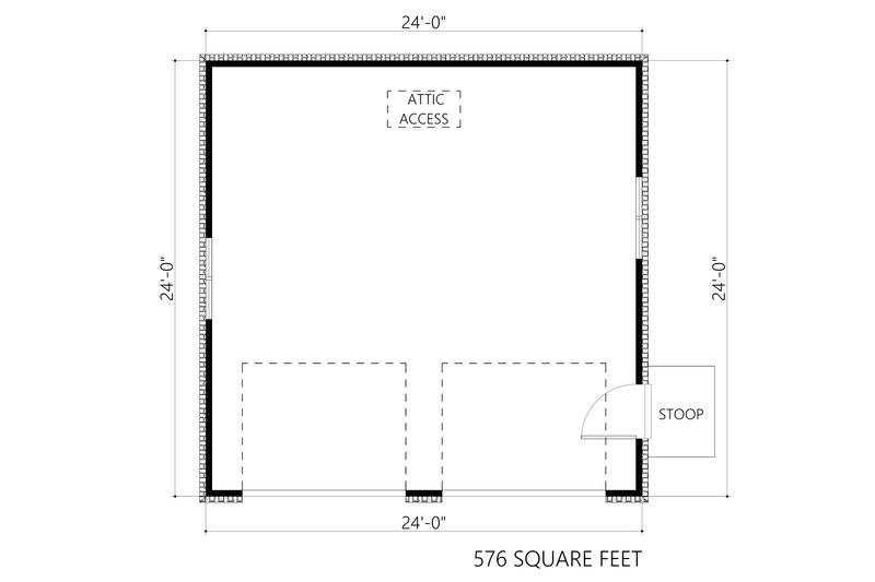 House Blueprint - Floor Plan - Main Floor for Craftsman House Plan #1094-13, 0 bath