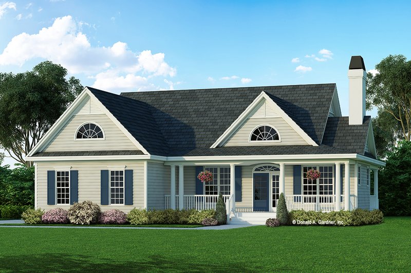 House Design - Country Exterior - Front Elevation Plan #929-398