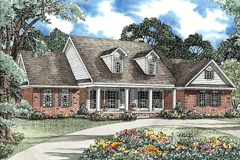 Ranch Style House Plan - 5 Beds 5 Baths 3419 Sq/Ft Plan #17-2050