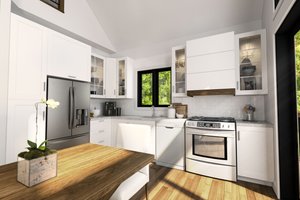 Interior - Kitchen for Modern House Plan #23-2023 - 3 bed, 2 bath
