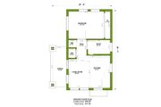 Craftsman Style House Plan - 1 Beds 1 Baths 495 Sq/Ft Plan #1106-188 Floor 