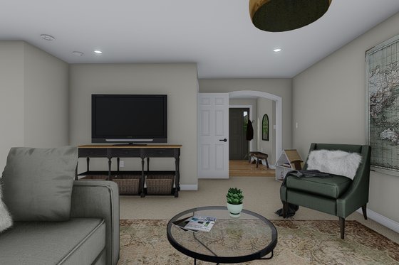 Interior - Family Room 2 for Traditional House Plan #1060-58 - 3 bed, 2.5 bath