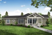 Cottage Style House Plan - 1 Beds 2 Baths 1219 Sq/Ft Plan #124-1299 