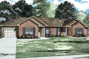 Traditional Exterior - Front Elevation Plan #17-2431