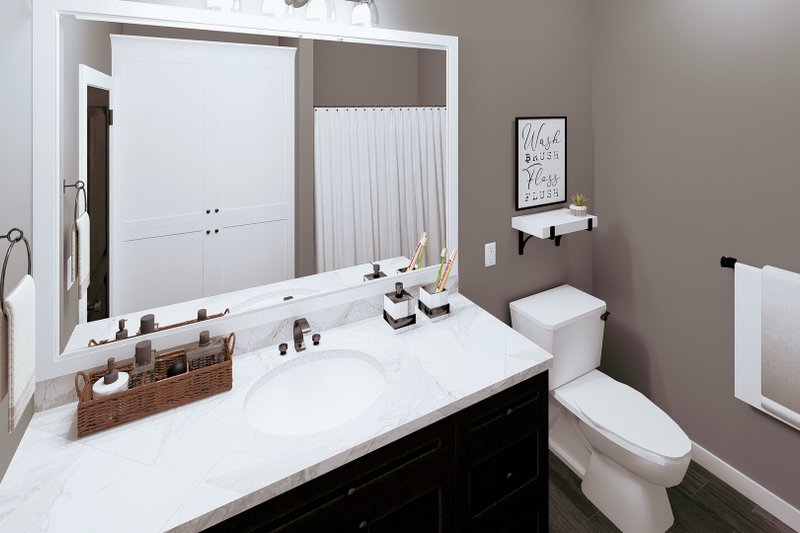 Dream House Plan - Interior - Bathroom for Craftsman House Plan #44-285 - 3 bed, 2.5 bath