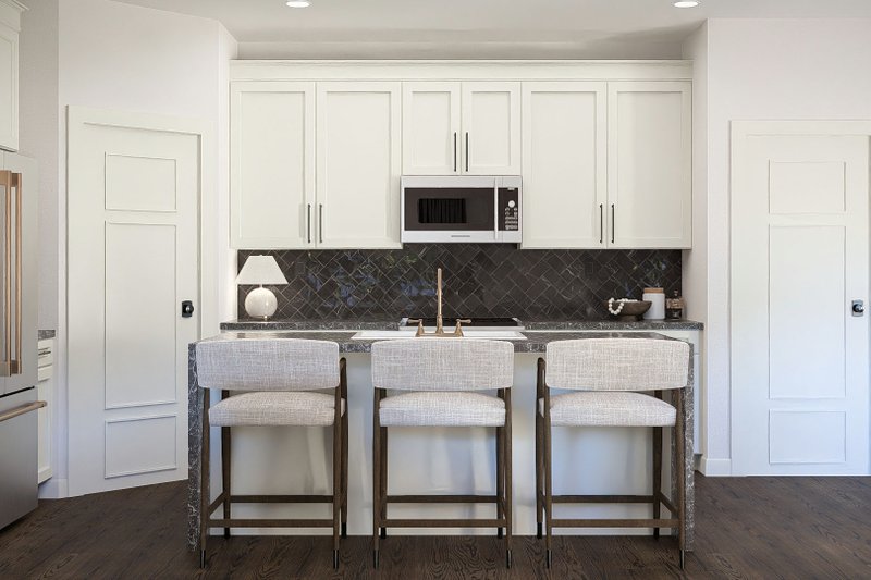 Architectural House Design - Interior - Kitchen for Farmhouse House Plan #455-789 - 3 bed, 2.5 bath