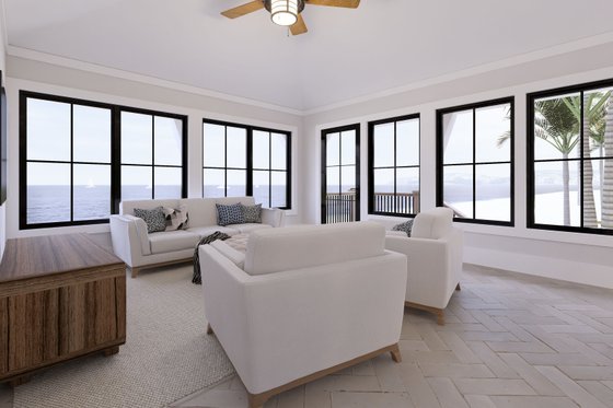 Interior - Family Room 1 for Beach House Plan #1094-29 - 1 bed, 1 bath