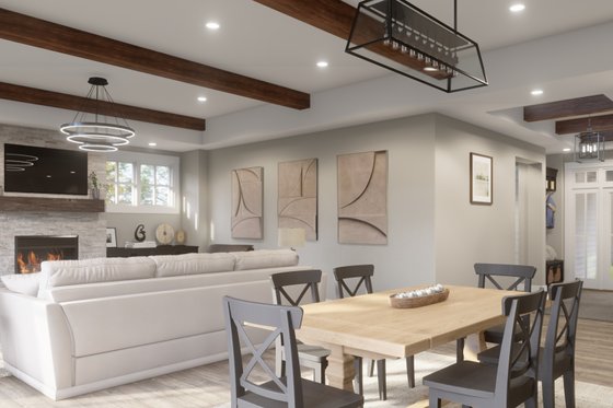 Interior - Dining Room for Craftsman House Plan #51-1244 - 3 bed, 2.5 bath