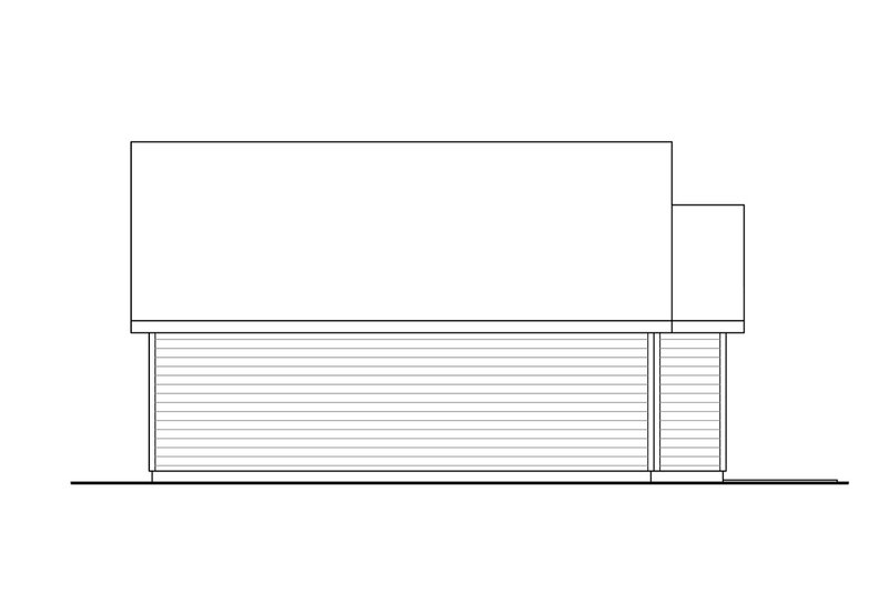 Home Plan - Exterior - Other Elevation for Traditional House Plan #124-656 - 1 bed, 1 bath