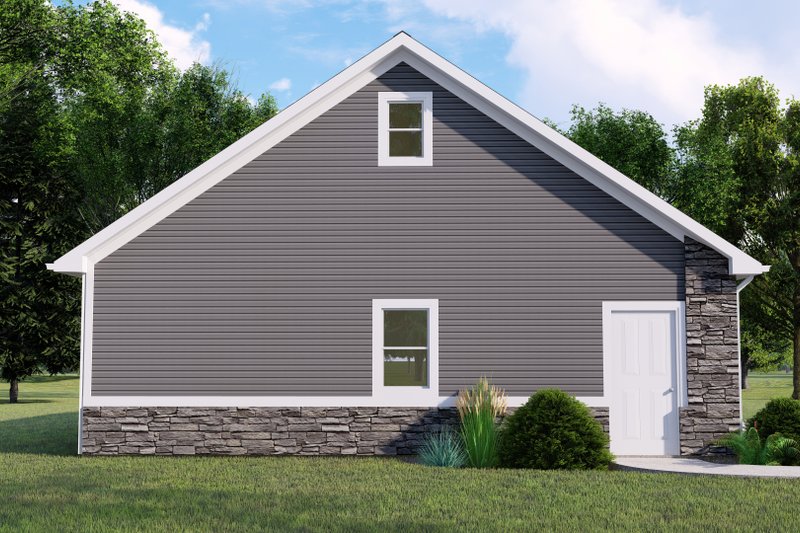 House Blueprint - Exterior - Other Elevation 2 for Craftsman House Plan #1064-140, 0 bath