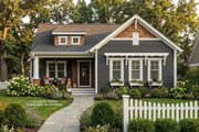 Farmhouse Style House Plan - 3 Beds 2.5 Baths 1457 Sq/Ft Plan #51-1390 Exterior 