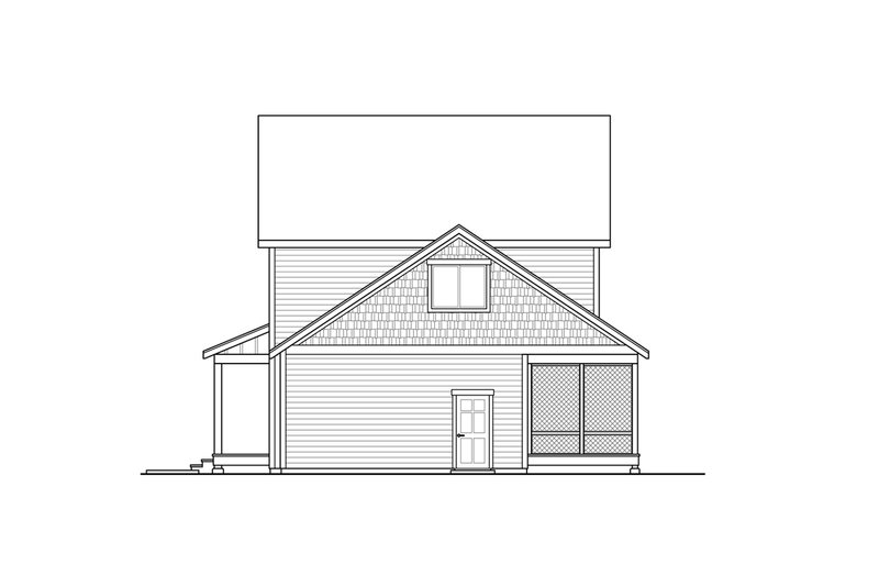 Home Plan - Exterior - Other Elevation 1 for Traditional House Plan #124-1312 - 3 bed, 2 bath
