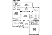 European Style House Plan - 4 Beds 4 Baths 3588 Sq/Ft Plan #37-127 