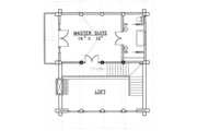 Log Style House Plan - 3 Beds 3 Baths 2057 Sq/Ft Plan #117-318 