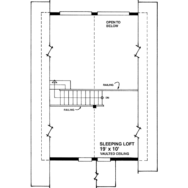 Dream House Plan - Cottage Floor Plan - Upper Floor Plan #118-107