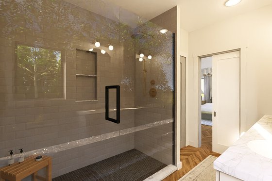 Interior - Master Bathroom for Barndominium House Plan #1064-318 - 3 bed, 2.5 bath