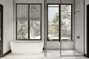 Interior - Master Bathroom 1 for Modern House Plan #455-292 - 1 bed, 1.5 bath