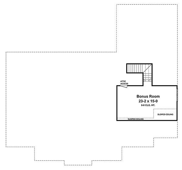 Dream House Plan - Country Floor Plan - Upper Floor Plan #21-299