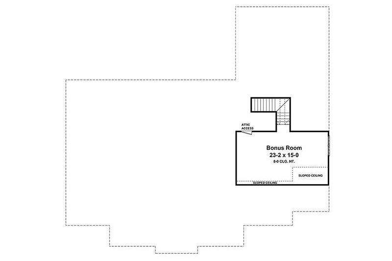 Architectural House Design - Floor Plan - Upper Floor for Country House Plan #21-299 - 4 bed, 3.5 bath