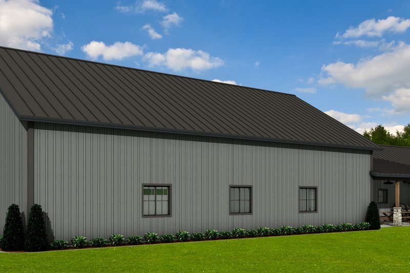 Dream House Plan - Exterior - Other Elevation 1 for Barndominium House Plan #1084-1 - 3 bed, 3 bath