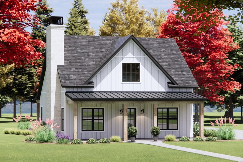 Home Plan - Exterior - Front Elevation 3 for Farmhouse House Plan #1096-183 - 3 bed, 2.5 bath