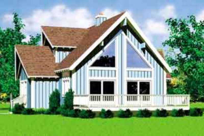 House Blueprint - Exterior - Front Elevation Plan #72-478